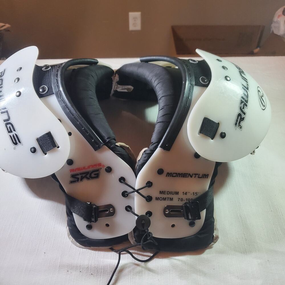 Rawlings SRG Football Shoulder Pads Gear | Medium | 14" - 15" | 70-100LBS
